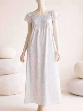 Light Pink Floral Maxi Nightgown XL